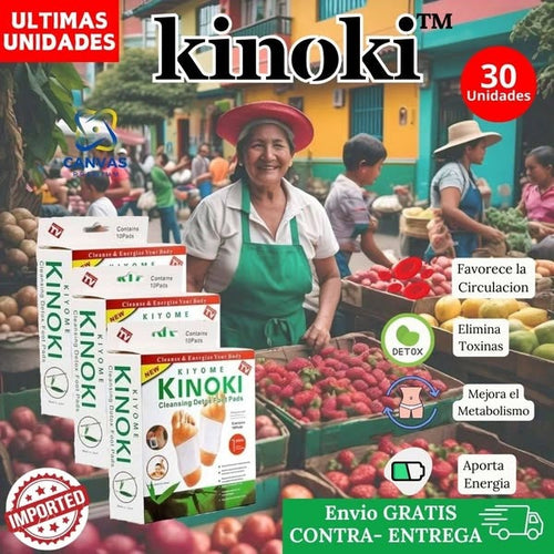LEVA 3 CAJAS (30 PARCHES KINOKI) + 1 CAJA DE 10 PARCHES GRATIS